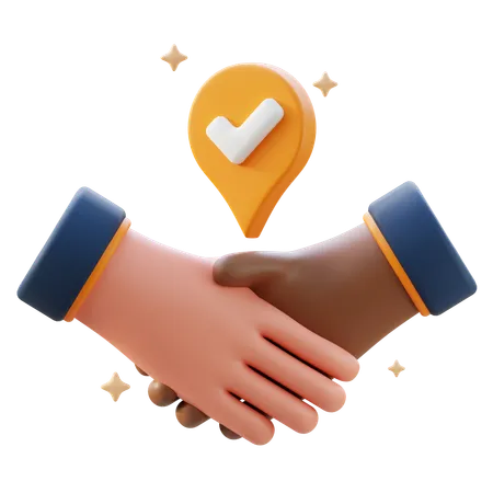Hand Agreement  3D Icon
