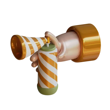 Hand Air Horn  3D Icon