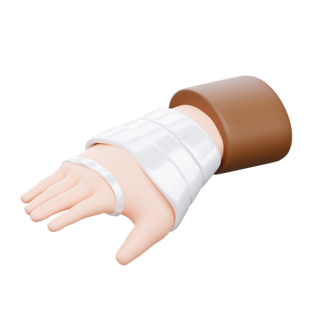 Hand Bandage  3D Icon