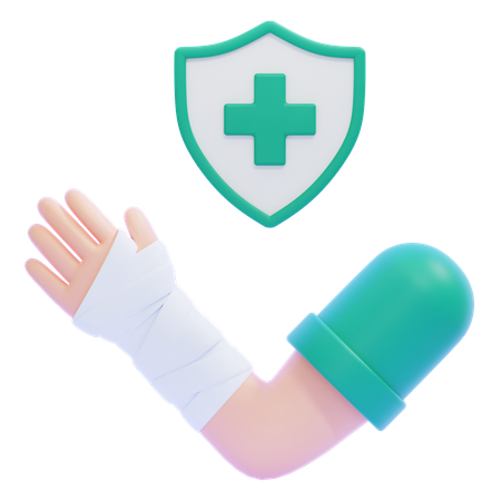 Hand Bandage  3D Icon