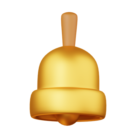 Hand Bell 3D Icon