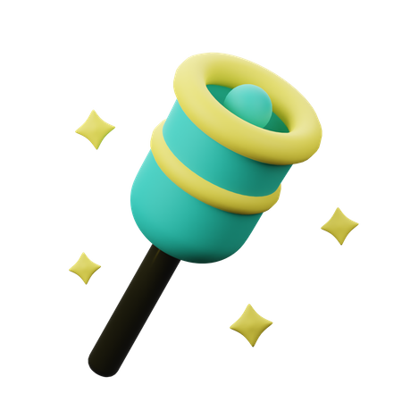 Hand Bell 3D Icon