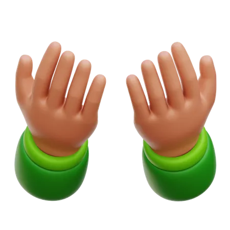 Handbeten  3D Icon