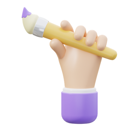 Hand Brush  3D Icon