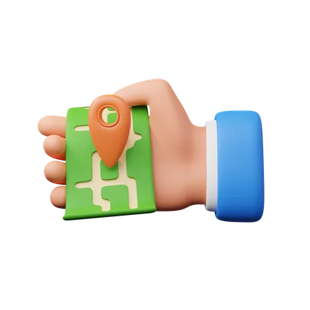 Hand Carrying Map Download This Item Now 3D Icon