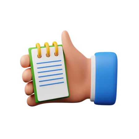 Hand Carrying Notebook Download This Item Now 3D Icon