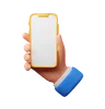 Hand carrying smartphone