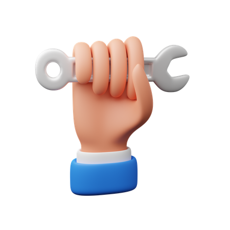 Hand Carrying Wrench  3D Icon