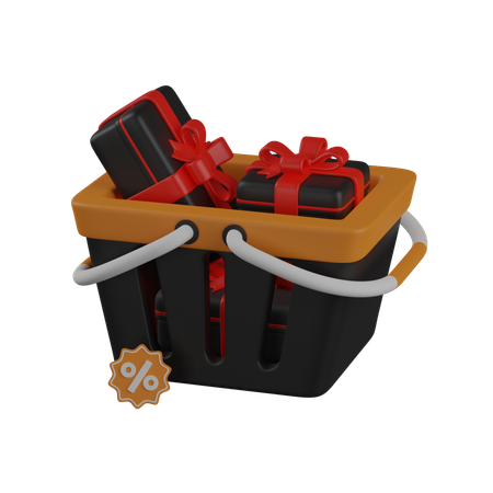 Hand Cart  3D Icon