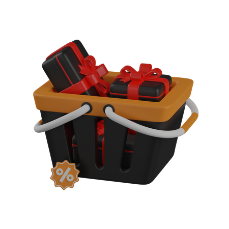 Hand Cart  3D Icon