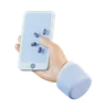 Hand Clicking a Phone