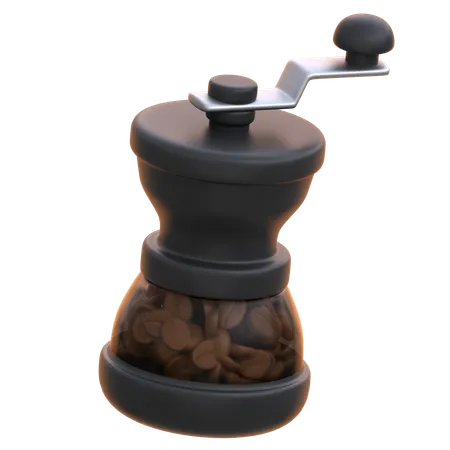 Hand Coffee Grinder  3D Icon