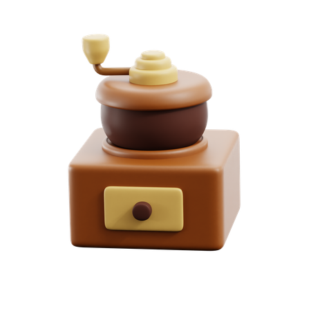 Hand Coffee Grinder  3D Icon