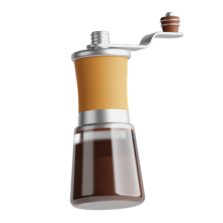 Hand Coffee Grinder  3D Icon
