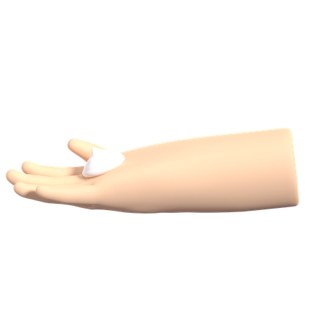 Hand Cream 3D Illustration