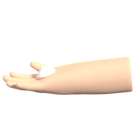 Hand Cream  3D Illustration