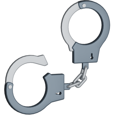 Hand Cuffs  3D Icon