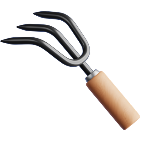 Hand Cultivator  3D Icon