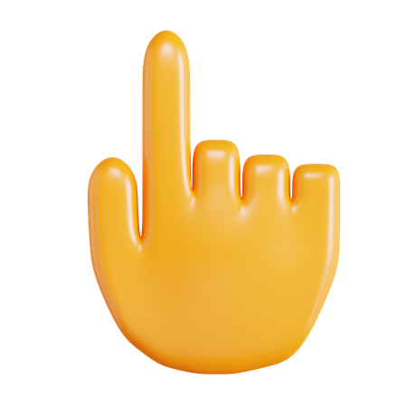 Hand Cursor  3D Icon