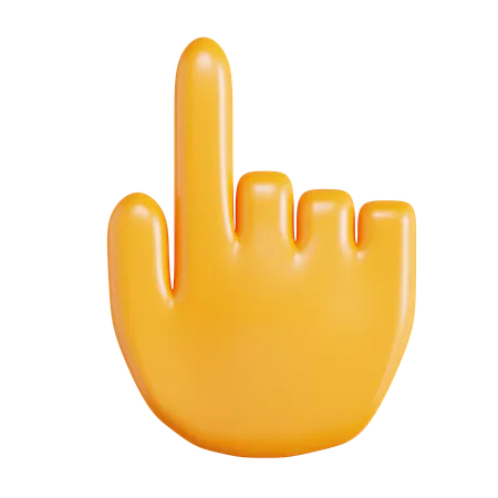 Hand Cursor  3D Icon