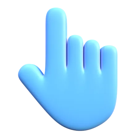 Hand Cursor  3D Icon