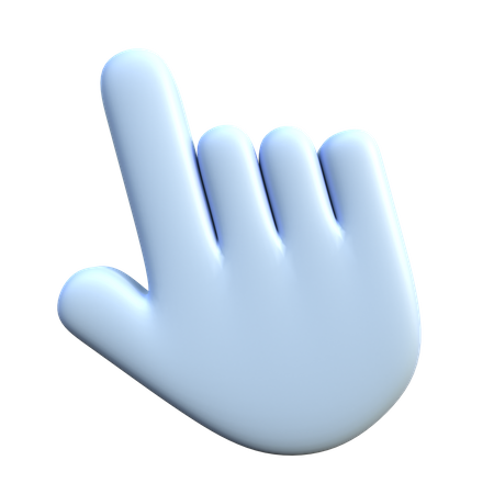 Hand Cursor  3D Icon