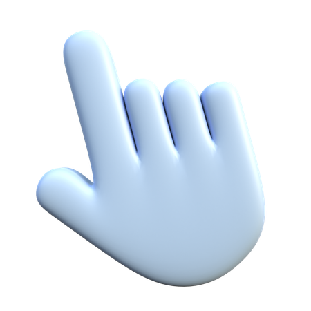 Hand Cursor  3D Icon