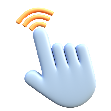 Hand Cursor Click  3D Icon