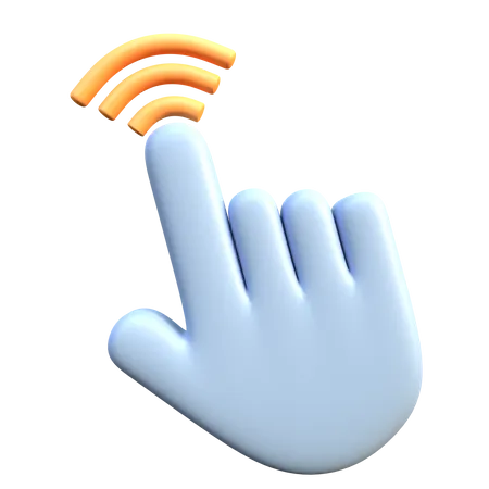 Hand Cursor Click  3D Icon