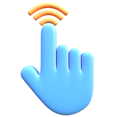 Hand Cursor Click  3D Icon