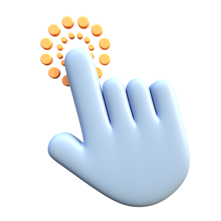 Hand Cursor Click  3D Icon