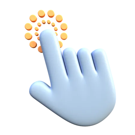 Hand Cursor Click  3D Icon