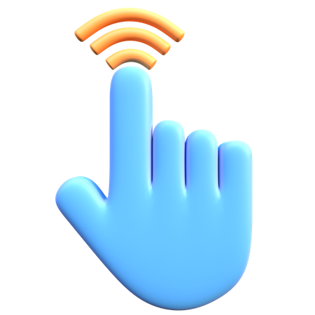 Hand Cursor Click  3D Icon