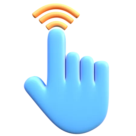 Hand Cursor Click  3D Icon