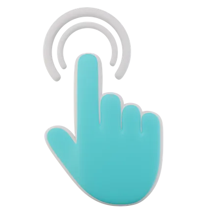 Hand Cursor Click  3D Icon