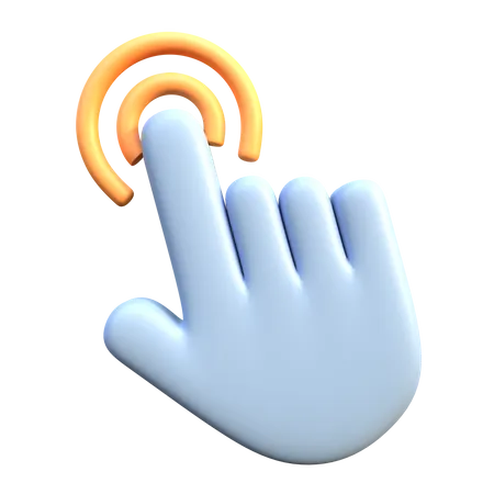 Hand Cursor Click  3D Icon
