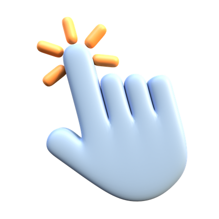 Handcursor-Klick  3D Icon