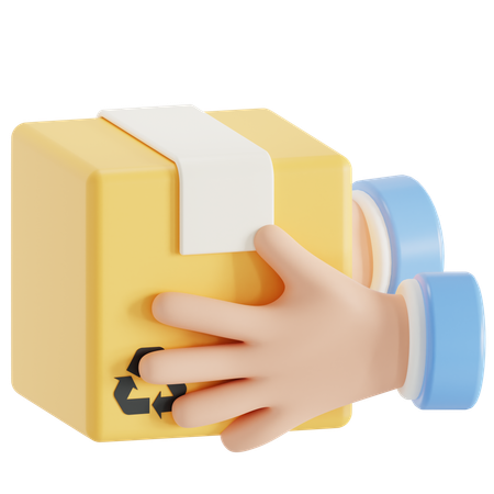 Hand delivery  3D Icon
