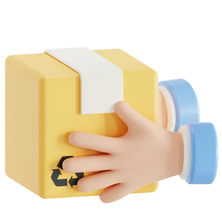 Hand delivery  3D Icon