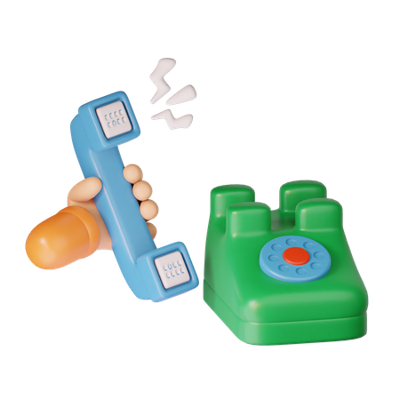 Hand Doing Call  3D Icon