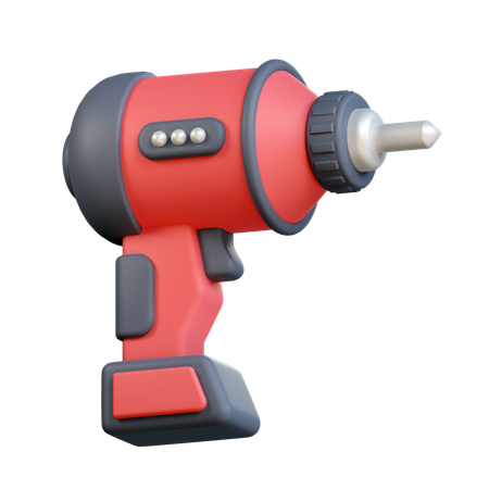 Hand Drill  3D Icon