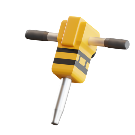 Hand Drill  3D Icon