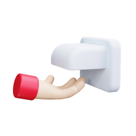 Hand dryer  3D Icon