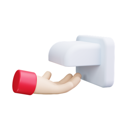 Hand Dryer  3D Icon