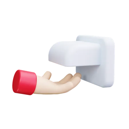 Hand Dryer  3D Icon