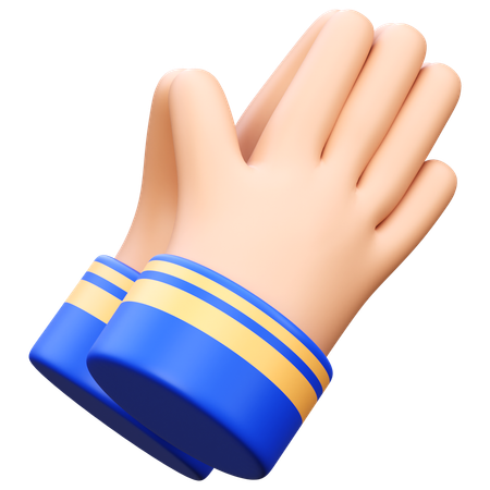 Hand, Entschuldigen, Geste  3D Icon