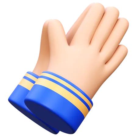 Hand, Entschuldigen, Geste  3D Icon