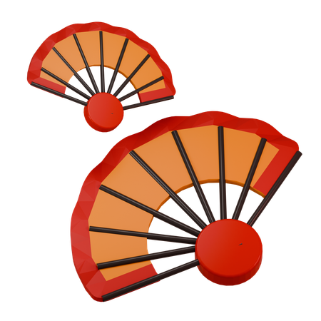 Hand Fan  3D Icon