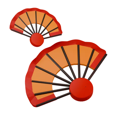 Hand Fan  3D Icon