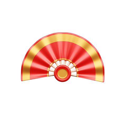 Hand Fan  3D Icon